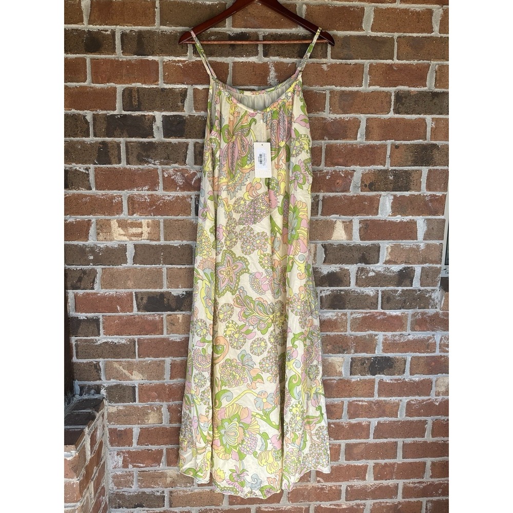 NWT FRNCH Joanie Maxi Dress Boho Whimsical Fairycore Cotton/Silk Small